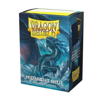 Fundas Standard Matte Midnight Blue Dragon & Shield