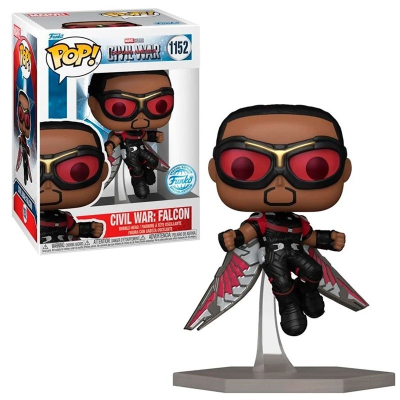 Funko Pop! Vinyl (Exc) CW BAS- Falcon (Exc) - Marvel