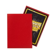 Fundas Standard Matte Crimson Rojo (100 fundas) Dragon Shield.