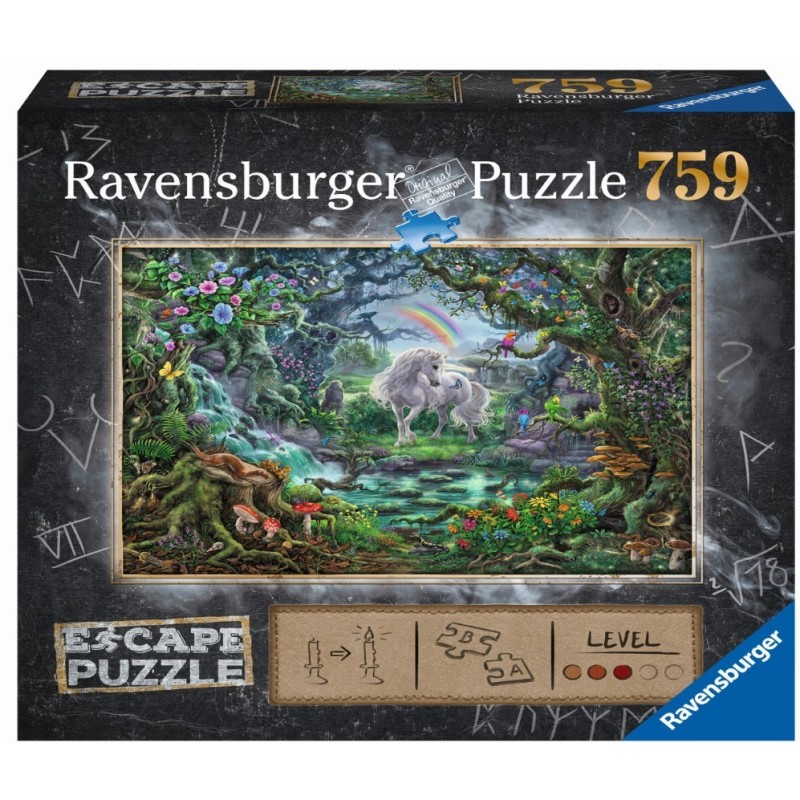 Puzzle 759 pz - Escape the puzzle - Unicornio