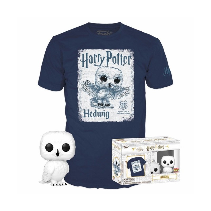 Funko POP & Tee XL Hedwig - Harry Potter