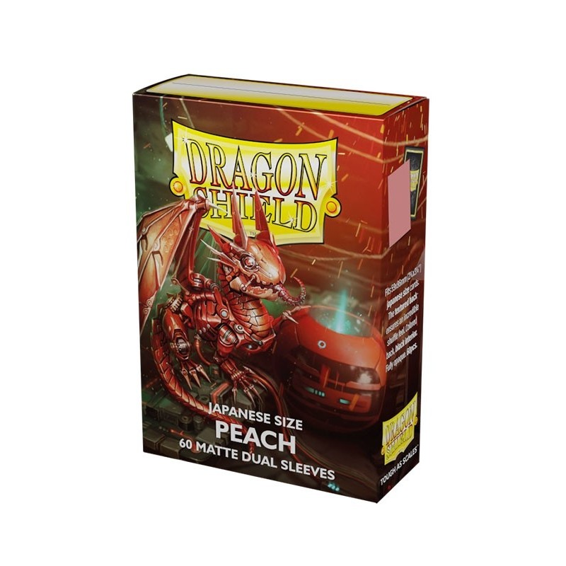 Fundas Small 59mm x 86mm Japanese Dual Matte Peach Piip (60 fundas) Dragon Shield.