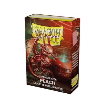 Fundas Small 59mm x 86mm Japanese Dual Matte Peach Piip (60 fundas) Dragon Shield.