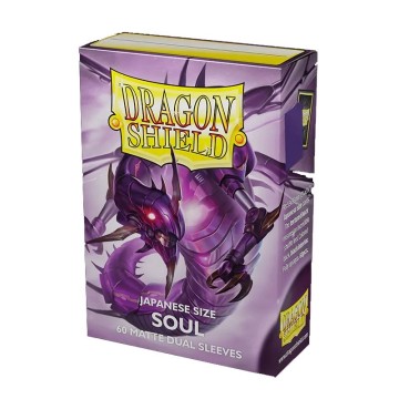 Fundas Small Matte - 59mm x 86mm Metallic Purple / Soul - Dragon Shield