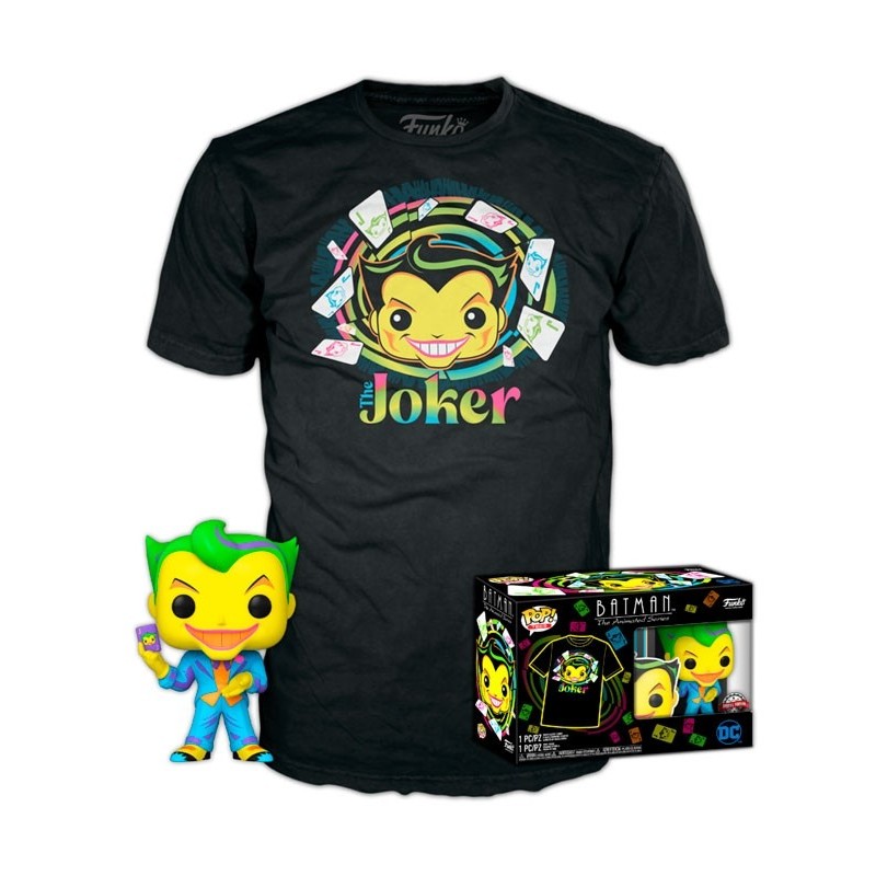Funko POP & Tee DC- Joker (BKLT) XL - DC Comics