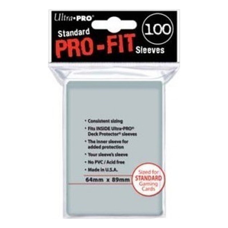 Fundas Standard Pro Fit Transparente (100 fundas) Ultra Pro