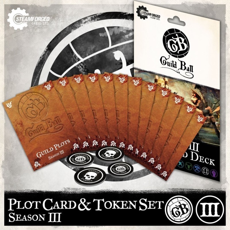 Guild Ball: Season 3 Plot Card Deck (Inglés)