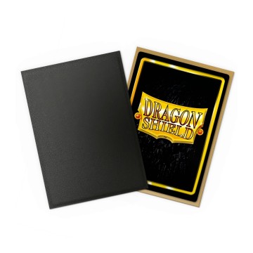 Fundas Standard Matte Black & Gold (100 Unidades) - Dragon Shield