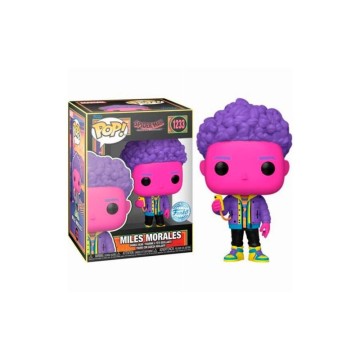 Funko Pop! Vinyl (Exc) S-M ATSV- Miles Morales (BLKLT) (Exc) - Marvel