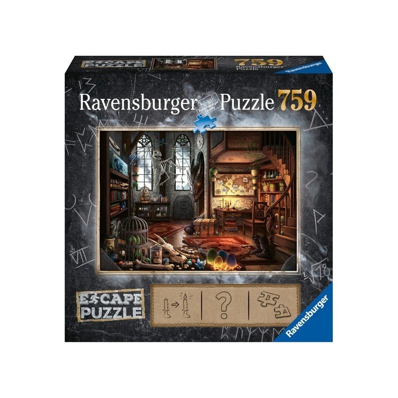 Puzzle 759 pz - Escape the puzzle - Dragón