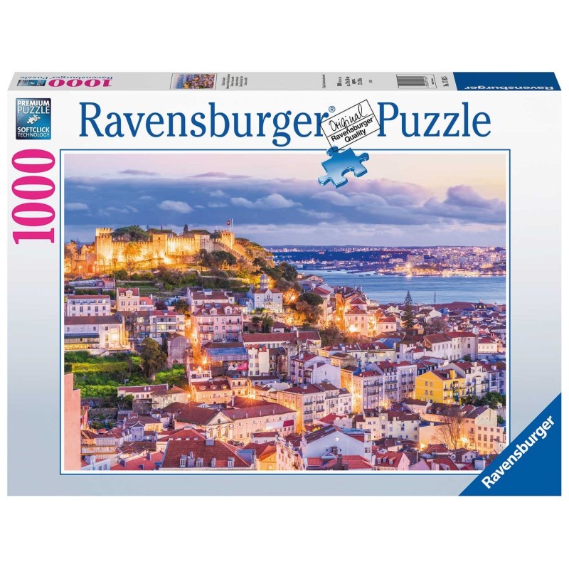 Puzzle 1000 pz - Fotos y Paisajes: Lisbon y su castillo