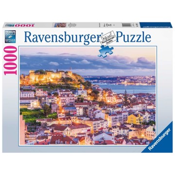 Puzzle 1000 pz - Fotos y Paisajes: Lisbon y su castillo