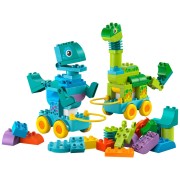 LEGO-10451 Dinosaurios sobre Ruedas 3en1