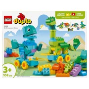 LEGO-10451 Dinosaurios sobre Ruedas 3en1