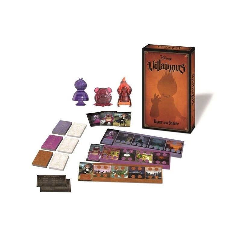 Disney Villainous: Bigger & Badder Juego de tablero Ravensburger