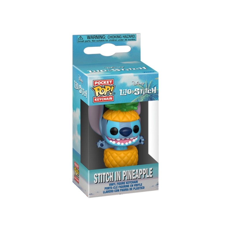 Funko POP! Keychain Stitch in Pineapple - Lilo & Stitch