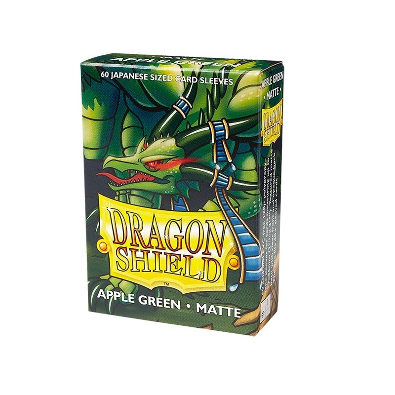 Fundas Small 59mm X 86mm Japanese Matte Verde Manzana (60 Fundas) Dragon Shield