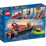 LEGO-60373 Lancha de Rescate de Bomberos