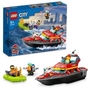 LEGO-60373 Lancha de Rescate de Bomberos