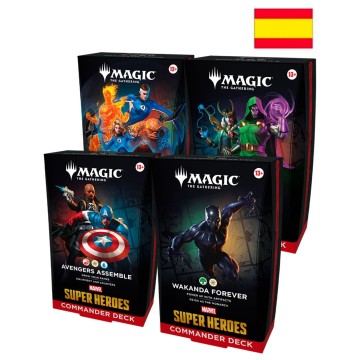 Commander Display (4 mazos) Marvel Super Heroes Español - Magic The Gathering