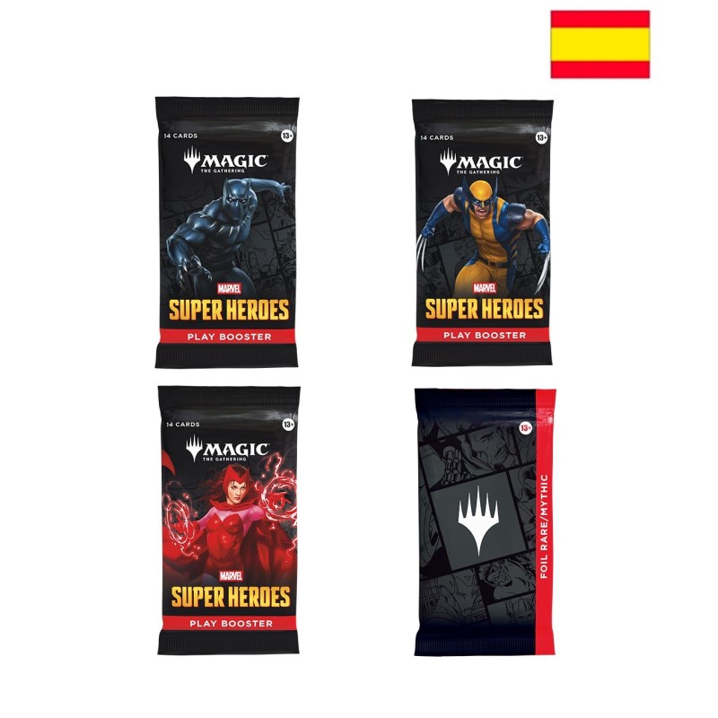 Play Booster Display (30 sobres) Marvel Super Heroes Español - Magic The Gathering