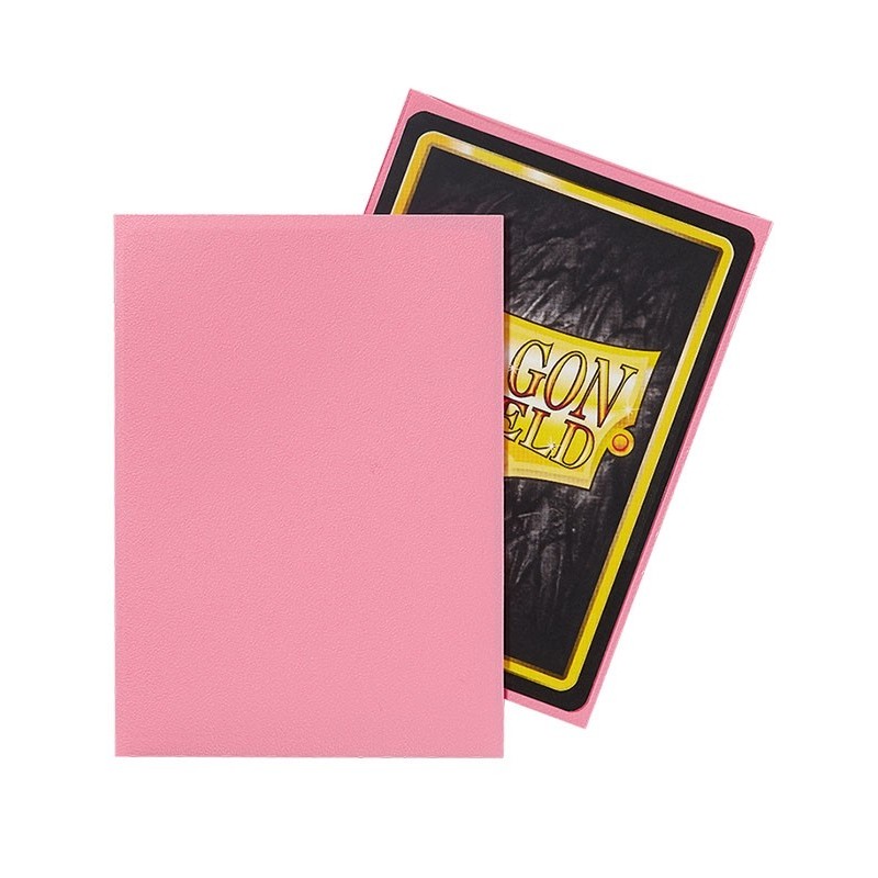 Fundas Standard Matte Rosa (100 fundas) Dragon Shield.