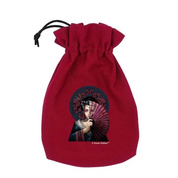 Bolsa de Dados Anne Stokes Dice Pouch: Geisha Skull - Q Workshop