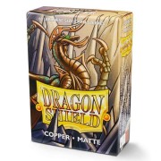Fundas Small 59mm x 86mm Japanesse Size Matte Cobre (60 fundas) Dragon Shield.