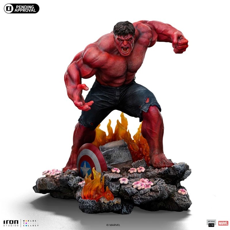 Figuras Red Hulk (23 cm) de Iron Studios
