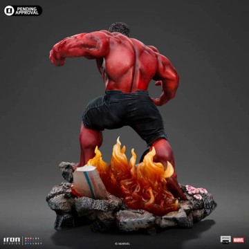 Figuras Red Hulk (23 cm) de Iron Studios