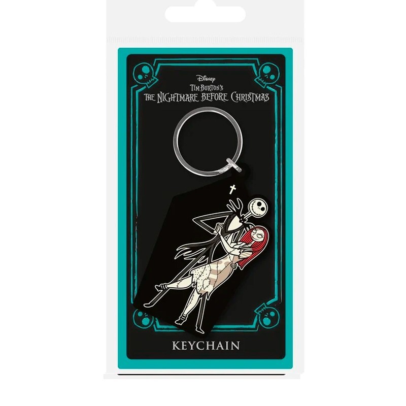 Llavero Disney PESADILLA ANTES DE NAVIDAD (JACK & SALLY COFFIN) PVC Pyramid International