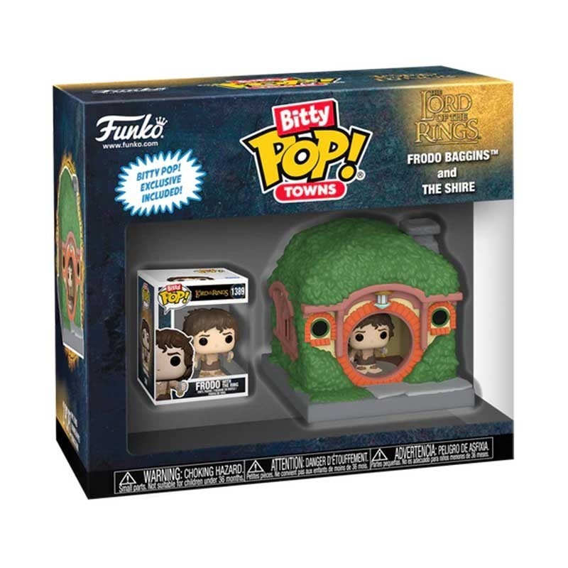 Funko Bitty POP Town Frodo Baggins and the Shire. - El Señor de los Anillos