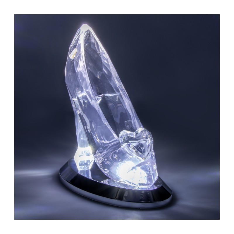 Cinderella Vaso de Cristal Slipper 3D Lámpara - Paladone