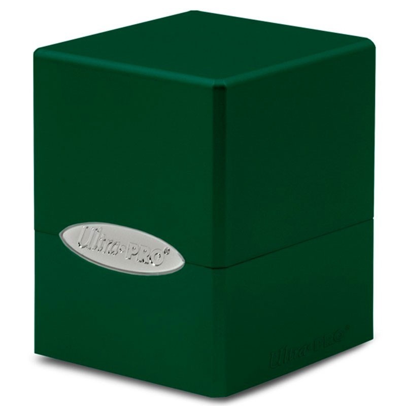 Caja de mazo Satin Tower Hi-Gloss Verde para 100 cartas - Ultra Pro
