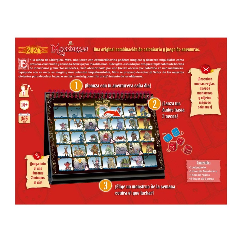 Calendario 365 Adventures Dungeon