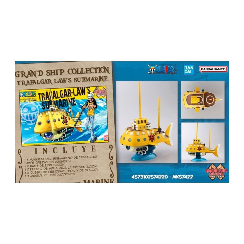 Figura Bandai Hobby GRAND SHIP COLL TRAFALGAR LAWS SUB de Bandai