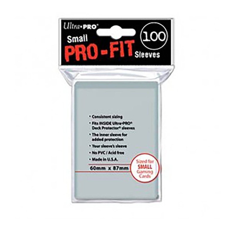 Fundas Small 60mm x 87mm Pro Fit (100 fundas) Ultra Pro.