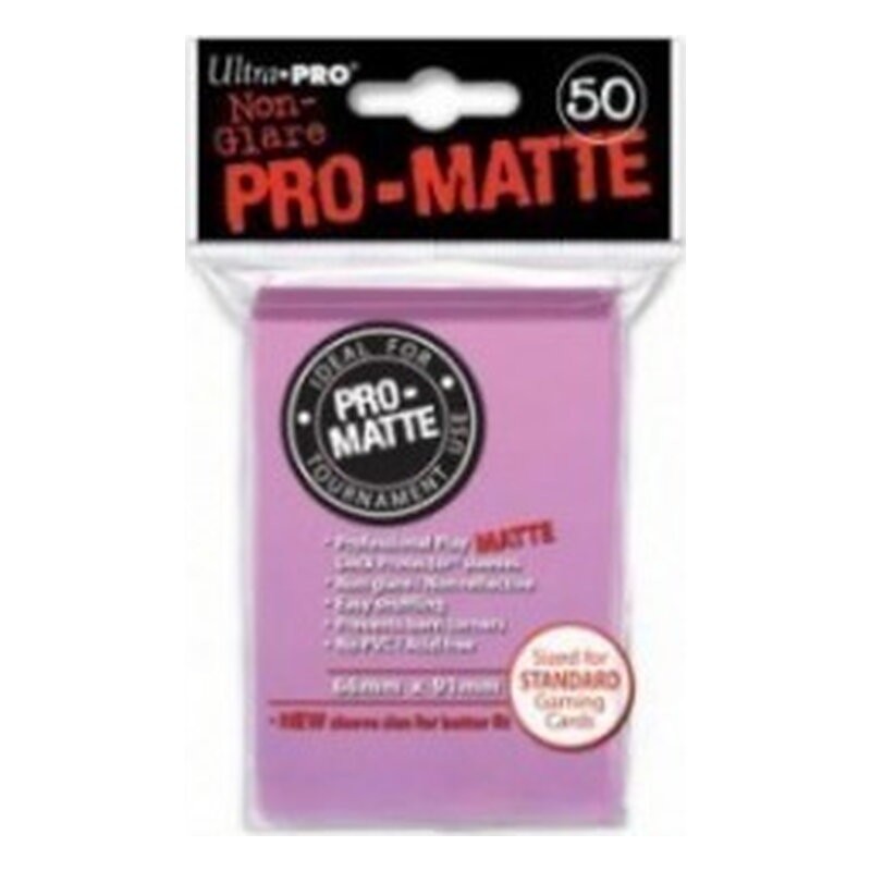 Fundas Standard Pro Matte Rosa (50 fundas) Ultra Pro.