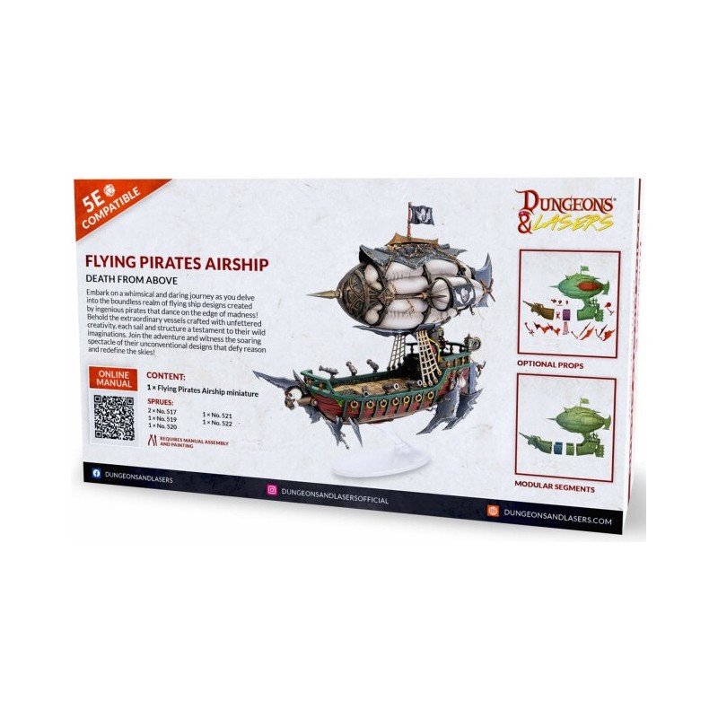 Flying Pirates Airship - Dungeons & Lasers (Inglés)
