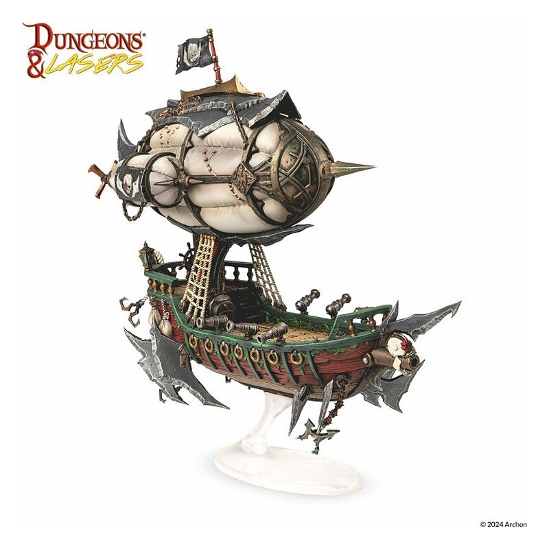 Flying Pirates Airship - Dungeons & Lasers (Inglés)