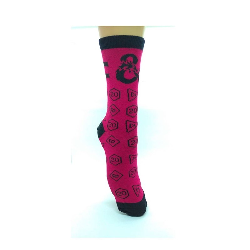 Calcetines Largos D&D Rojo Dungeons & Dragons Desko