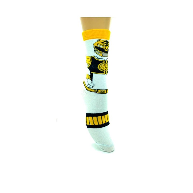 Calcetines Largos Power Ranger Blanco Desko