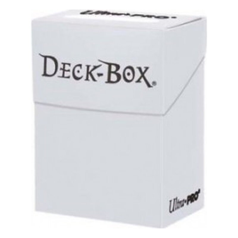 Caja de mazo Deck Box Solid Blanco Ultra Pro.