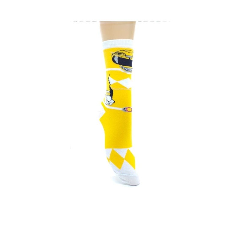 Calcetines Largos Power Ranger Amarillo Desko