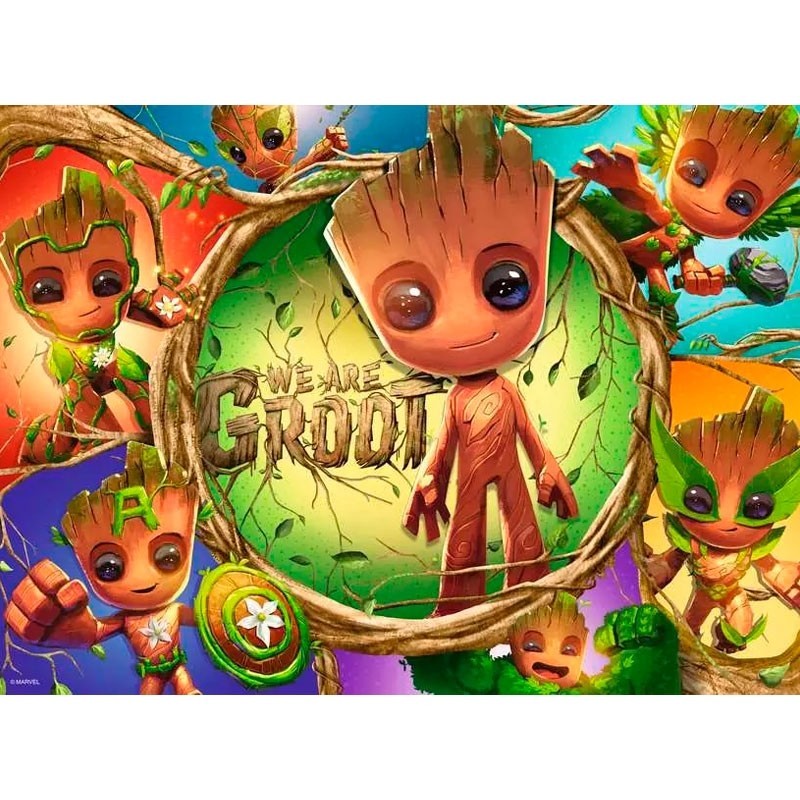 Puzzles Marvel Groot 100 pz XXL de Ravensburger