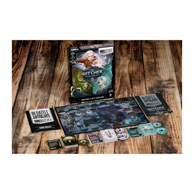 Unmatched The Witcher: Steel & Silver En Español Juego de mesa - Tcg Factory