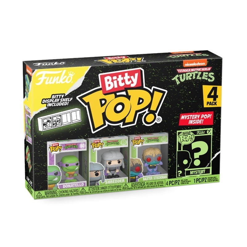 Funko Bitty POP Donatello 4 figuras - Tortugas Ninja