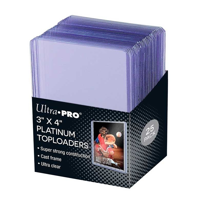 Fundas Standard Ultra Clear Platinum Toploader (25 Unidades) - Ultra Pro