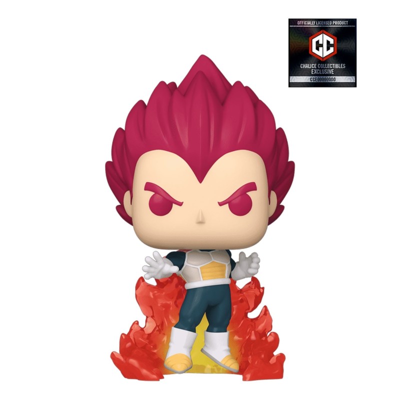 Funko POP! Vinyl (Exc) Saiyan God Vegeta (Chalice Collectibles) - Dragon Ball