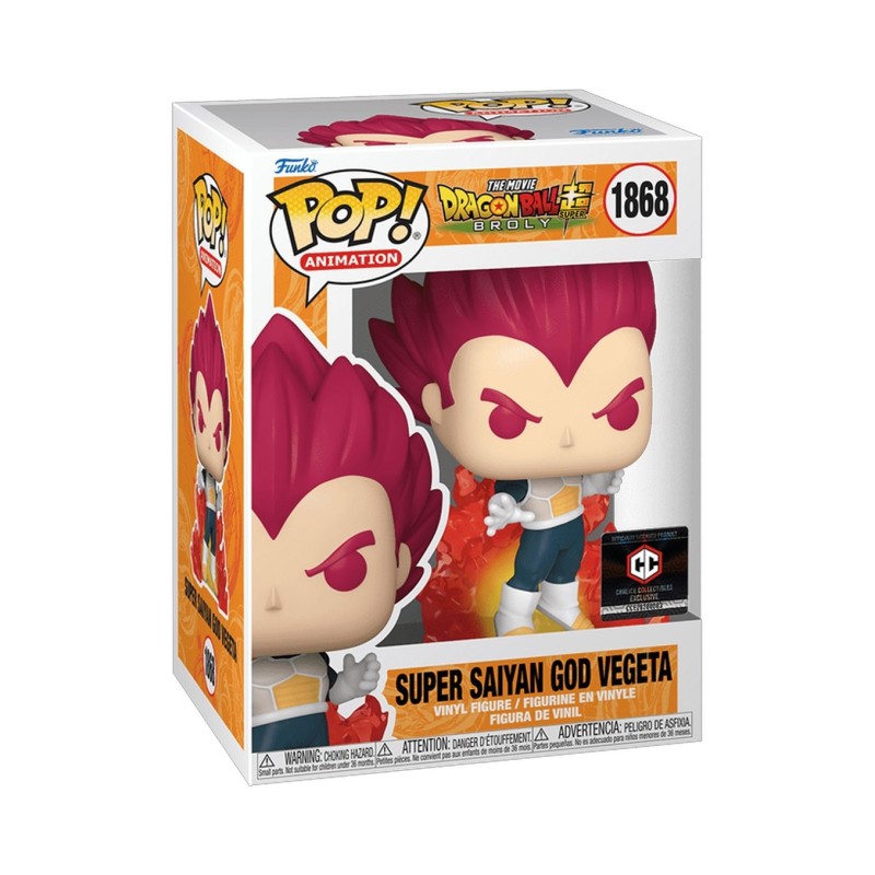 Funko POP! Vinyl (Exc) Saiyan God Vegeta (Chalice Collectibles) - Dragon Ball